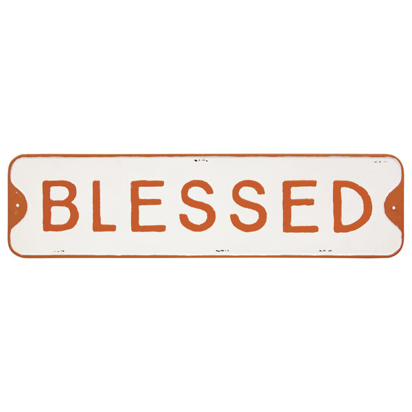 Gracie Oaks Metal Text Wall Decor Wayfair